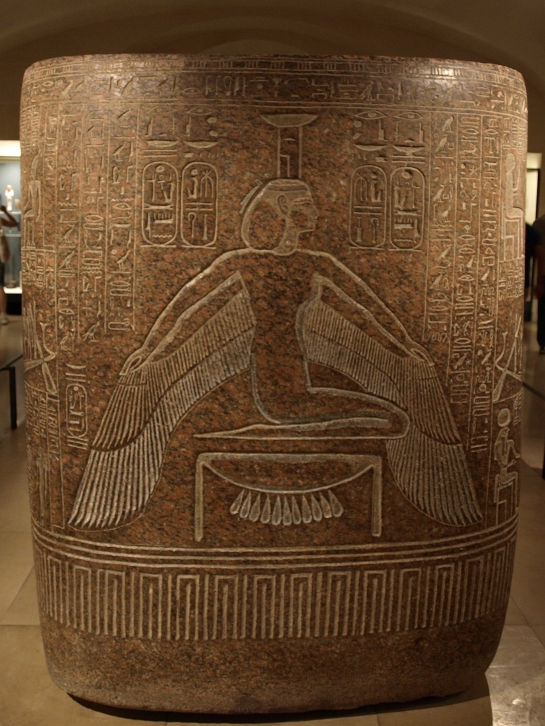 Winged Lady on the Sarcophagus
